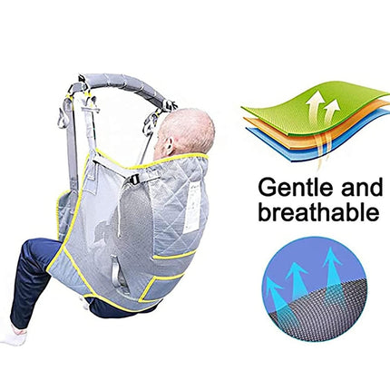CEEBUS Patient Lifter Sling Stair Transfer Belt Patient Lifter, Movable Support Lifting Platform Gait Harness Standing Walking Aids Assisted Leg Trainer, for Elderly, Disabled