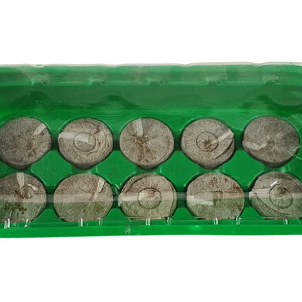 SESUA cultivation set including 10 growing tablets, indoor greenhouse, greenhouse cultivation