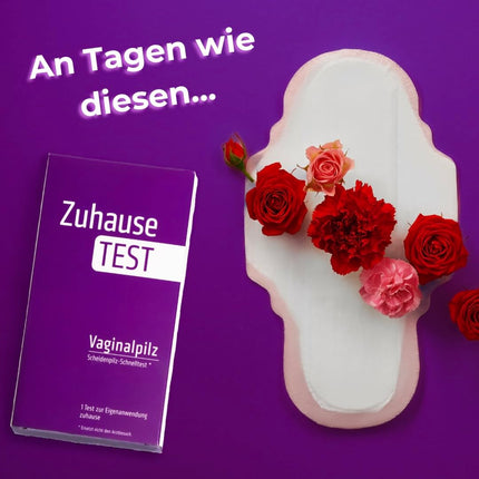 NanoRepro HomeTEST Vaginal yeast infection, rapid test for antibodies against vaginal yeast infection, simple vaginal test for women with symptoms such as itching or pain when urinating