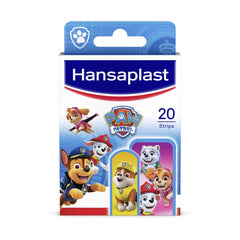 Hansaplast Kids Paw Patrol Children's Plasters (20 Strips), Wound Plasters with Colorful Paw Patrol Motifs to Cheer Up, Painless Removal Plaster Set