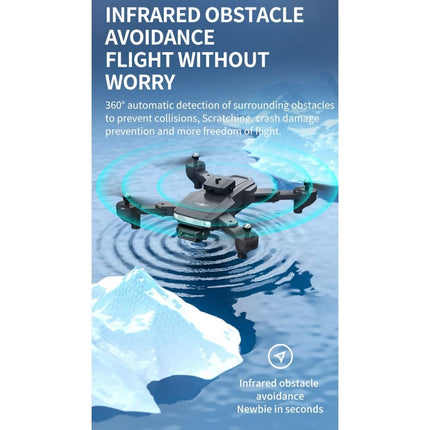 LUXWALLET Sky X Dodge – 22 km/h – Infrared Obstacle Avoidance – Mini Drone – 2X Camera Drone WiFi – Entry-Level Quadcopter