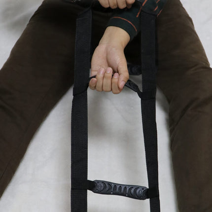 RUIXIA Bed Aid Auxiliary Handle Adjustable Bed Ladder Rope Ladder 190cm*23cm Pull-Up Rope Lifter Lifting Frame Handles Bed Aid Equipment for Adults Elderly Disabled Handicap