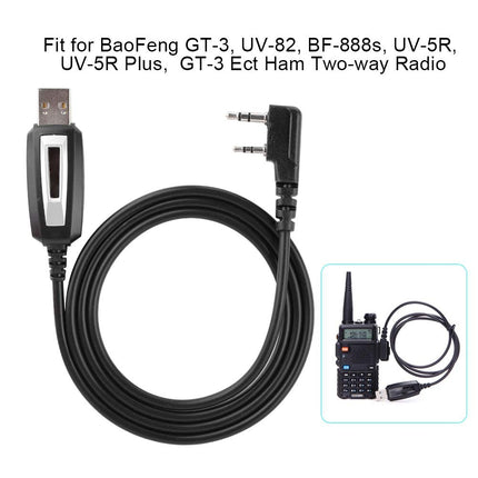 Walkie Talkie programming cable with CD driver for GT 3 UV 82 BF 888s