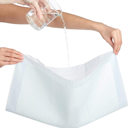 Incontinence pad for people with bladder weakness | 60 x 60 cm ▸ 90 pieces ▸ 6-ply | Highly absorbent incontinence pad | Also ideal for babies or as a puppy pad (90 pieces)