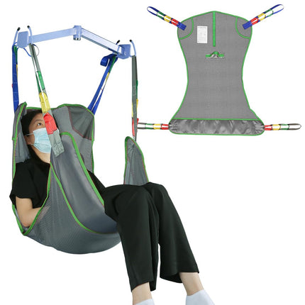 EZ Assistive Universal Full Body Patient Lift Sling, Lift Medical Sling for Bed Positioning and Bathing Assist Aids, Transfer Sling for Elderly, Bariatric, Disabled, Bedridden, (Large)