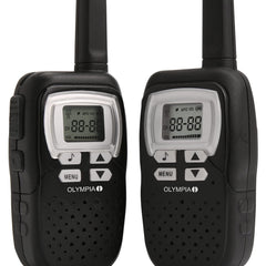 Olympia PMR 1208 Walkie Talkie Radio Black Handheld Radios up to 8 Km Range