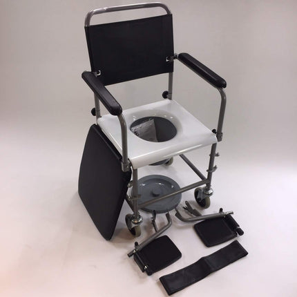 Mobile commode chair TSF from Trendmobil on wheels NEW for professional care commode chair
