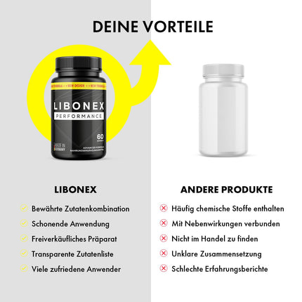 Libonex Capsules - Love, Lust and Passion - for active men - 60 Capsules Contents 1x