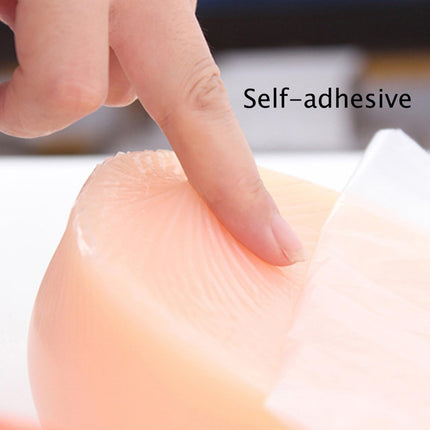 FESVINA Self-adhesive Silicone Breast Forms False Breasts for Mastectomy Prosthesis Transgender Crossdresser Cosplay A Cup 500g/Pair