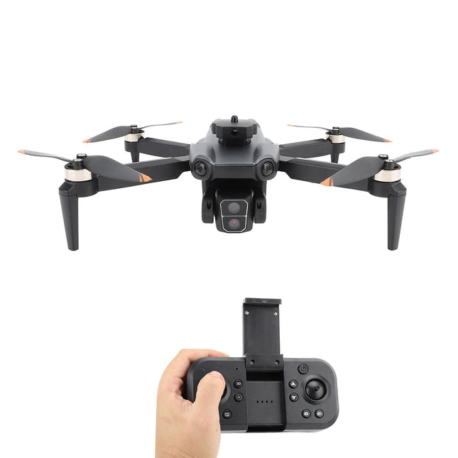 RC Drone, 4K Dual Camera, 50x Zoom, 4-Sided Obstacle Avoidance, Optical Power Positioning Hovering, WiFi Remote Control Gravity Sensing Quadcopter with LED Light