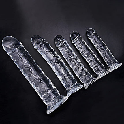 18cm Small Penis Dildo for Women, Soft Realistic Beginner Sex Toy Jelly Dildo with Suction Cup for Ladies Couples Adult Sex Toys &amp; Games