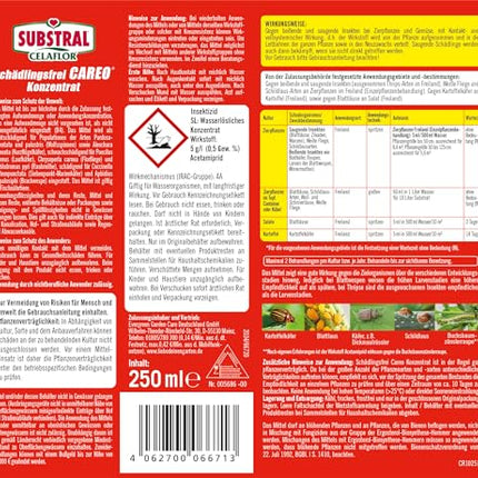 Substral Celaflor Pest-Free Careo Concentrate for ornamental plants, against aphids, box tree moths, etc. 250 ml