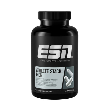 ESN Athlete Stack Men, 210 Capsules, All essential vitamins and minerals, vegan - made in Germany