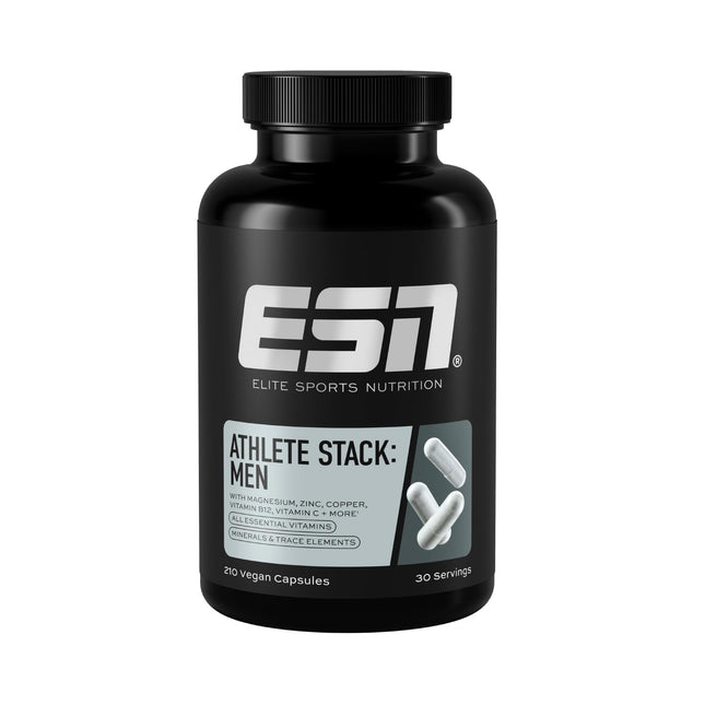 ESN Athlete Stack Men, 210 Capsules, All essential vitamins and minerals, vegan - made in Germany