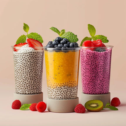 Naturacereal Chia Seeds 1kg – Rich in Omega-3, Fiber &amp; Source of Plant Protein, Antioxidant Powerhouse, Ideal for Smoothies, Puddings &amp; More – Ethically Harvested