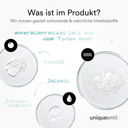 Uniquesmile Teeth Whitening Strips - Test winner 2024 - 100 days risk-free trial - peroxide-free - innovative formula with natural ingredients (value pack of 40 strips)
