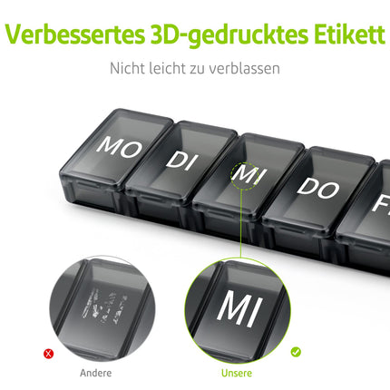 Opret pill box 7 days, pill box 7 days pill box tablets weekly box pill box 7 days tablets organizer for storing medications