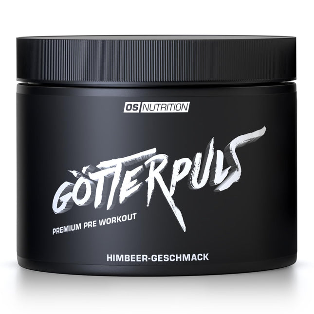 OS NUTRITION Götterpuls Premium Pre Workout Booster Raspberry 308g
