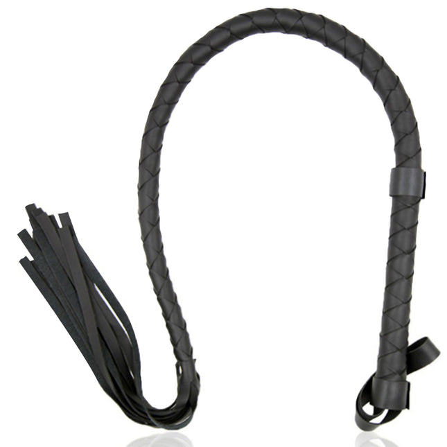 Exotic Whip Whip for Slaves 85cm Faux Leather Sex Whip for Women BDSM Whip Flogger for Sex Sadomaso Sex Toy for Couples Durable ABS Handle Whips Erotic Play FOPS B21-6