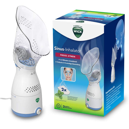 Wick Sinus Inhaler – Adjustable steam control – Automatic shut-off – Essential oil pads included – WH200