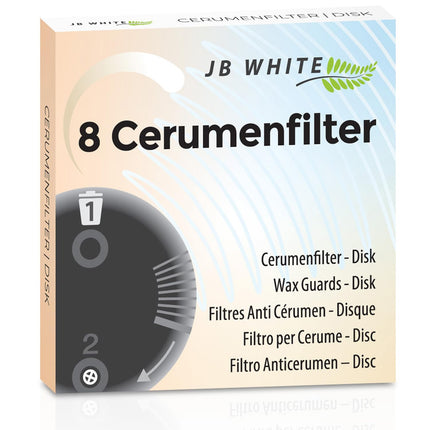 JB White 16 hearing aid filters for Phonak CeruShield Disk v2.0 (2 packs) Filters for hearing aids Audeo Marvel Paradise Lumity, 16x wax protection cerumen filter hearing aid, Wax accessories 4.0 receiver