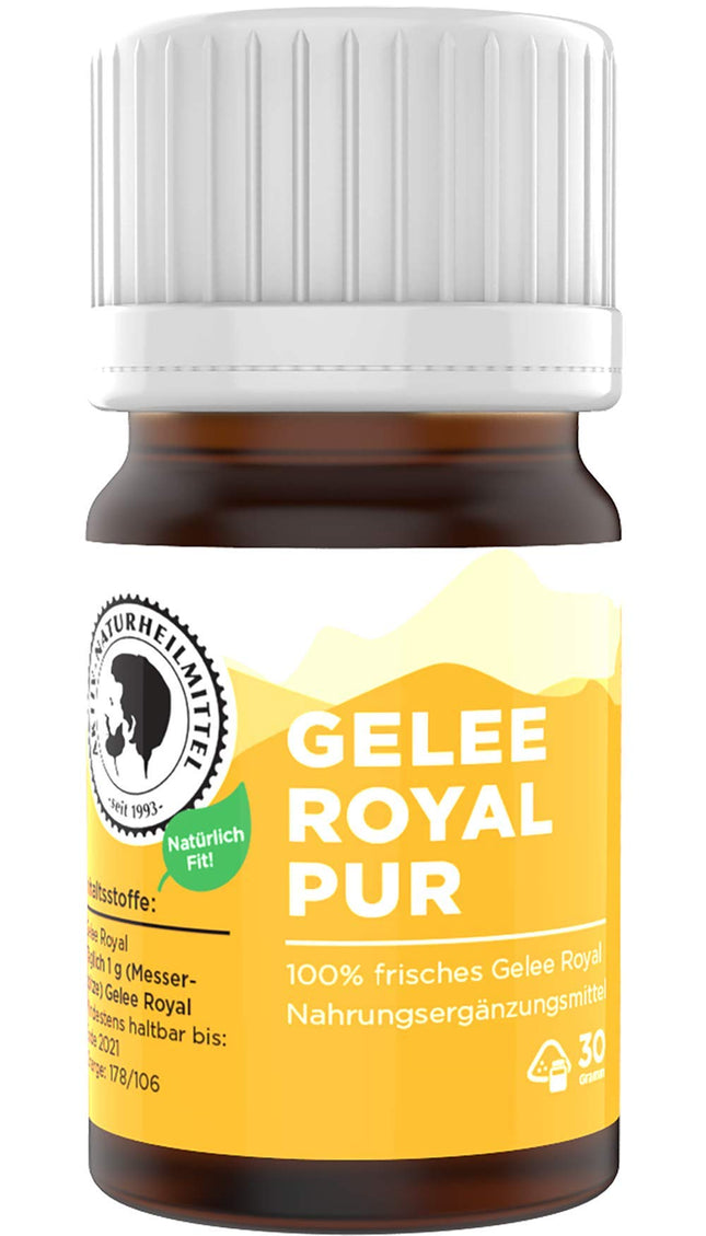 AKTIV NATURHEILMITTEL Pure Royal Jelly | 30g | High-quality royal jelly (bee's milk) | Delivered chilled