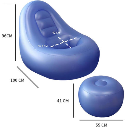 Inflatable BBL Mattress for Post Surgery Recovery – Waterproof PVC, Foldable Storage, Enhanced Comfort for Brazilian Butt Lift Recovery and Sleeping