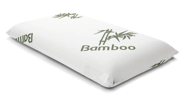 Siebenschläfer Orthopedic Neck Support Pillow - Pillow made of pressure-equalizing visco-gel foam (memory foam) with bamboo cover - Pillow in 72x42cm - Height 15cm