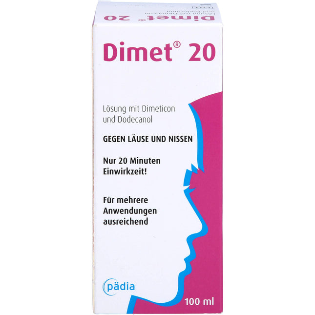 Dimet 20 solution against lice and nits, 100 ml
