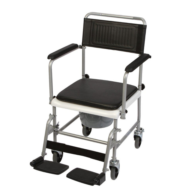 Home &amp; Office mobile toilet chair, powder-coated