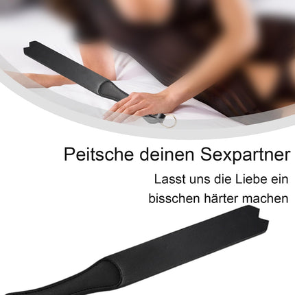 Whip Set for Sex Bdsms Lingerie Slave Whip for Slaves SM Spanking Flogger BDSM Crop Long Black Leather Whip Exotic Whip Paddle for Sex Bdsms Toys Extremely Hard for Women Couples