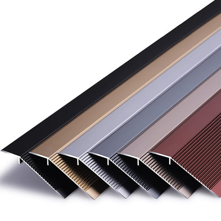 Wheelchair ramp non-slip threshold strip door floor transition strip metal threshold ramp reducer door ramp floor reducer height 1-4cm access channel for sweeping robot luggage