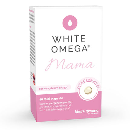 Premium Omega-3 Capsules – for Mom &amp; Baby – 293 mg DHA and 173 mg EPA – Before, During &amp; After Pregnancy – Safe &amp; Fresh Omega-3 – Easy to Take – 90 Mini Capsules