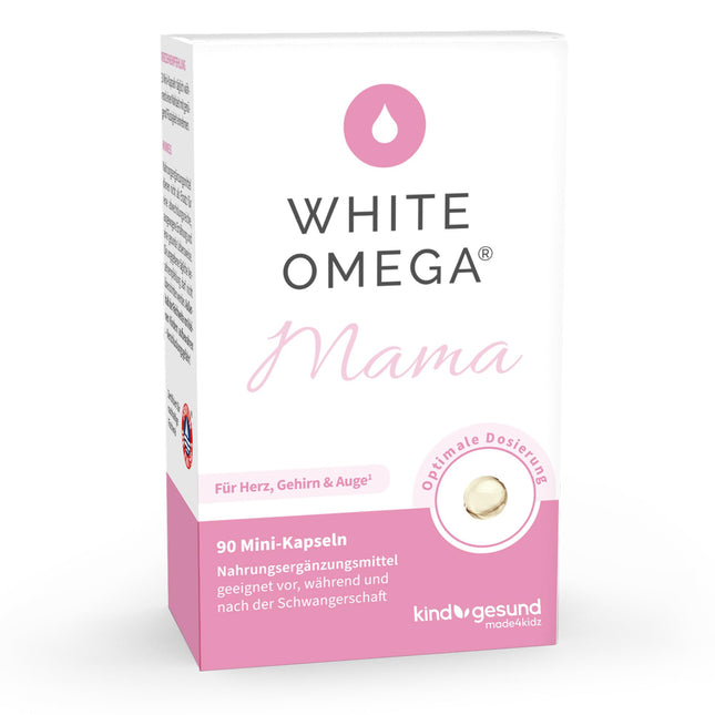 Premium Omega-3 Capsules – for Mom &amp; Baby – 293 mg DHA and 173 mg EPA – Before, During &amp; After Pregnancy – Safe &amp; Fresh Omega-3 – Easy to Take – 90 Mini Capsules