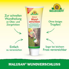 Neudorff Malusan Wound Closure - Effective wound healing on fruit and ornamental trees, protects against germs and fungi, ready-to-use, 275 ml, white