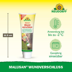 Neudorff Malusan Wound Closure - Effective wound healing on fruit and ornamental trees, protects against germs and fungi, ready-to-use, 275 ml, white