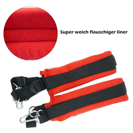 BDSMYEE Deluxe Love Swing Kit for the Ceiling, Sex Swing Sex Furniture with Feather Tickler &amp; Nipple Clip Chain, Love Swing Sex Swing with 5 Head Cushions, Lumbar Cushion, Hip Cushion, Leg Cushion, Load Capacity 200 kg