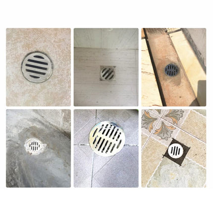 Tyenaza Floor Drain Outdoor Floor Drain Basement, Floor Drain Shower, Yard Drain Floor Drain Filter Stainless Steel Attic Drain Balcony Round Floor Drain Outdoor (5x3.9in, 110 Flat Mouth)