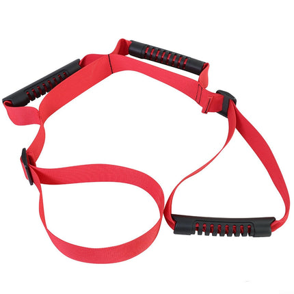 Rehabilitation leg lifting straps with stable design for easy mobility aid
