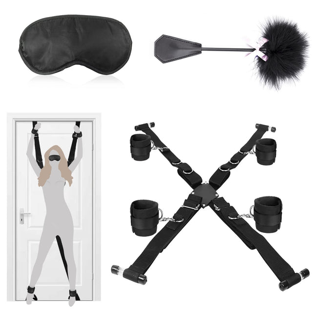 2023 New Love Swing Sex Swing Door Kit with Handcuffs Sex Bed Ankle Cuffs &amp; Eye Mask,BDSM Restraints Sex Set Bondage Set Restraint Set,BDSM Furniture Sex Furniture Sex Toys for Couples Extreme Sex