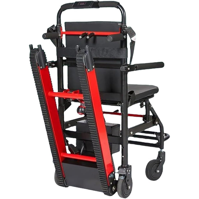 QJWM Electric Wheelchair Lift for Stairs, Portable Folding Chair, Stairlift for Seniors, Disabled and Elderly A