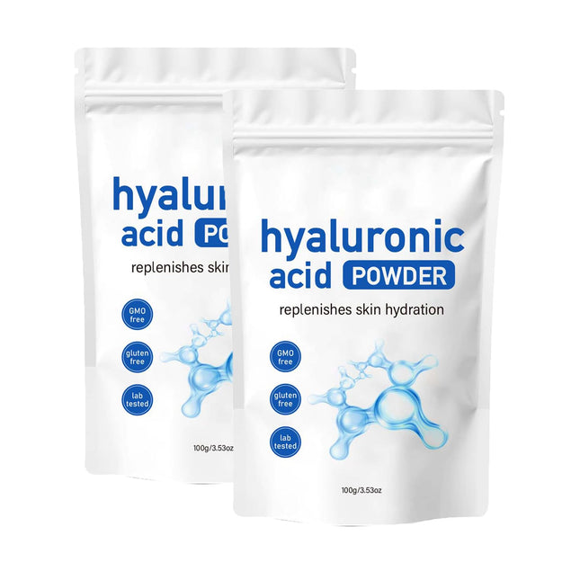 Premium Hyaluronic Acid Powder 100g, Hyaluronic Acid Powder Low Molecular Weight, Pure &amp; Vegan Hyaluronic Acid Power for DIY Facial Serum &amp; Anti-Aging Skincare (2)