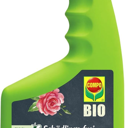 COMPO Pest-free plus AF - Spray against aphids, scale insects, mealybugs, box tree moths, etc. - for ornamental plants and pome fruits - 500 ml - ready-to-use insecticide