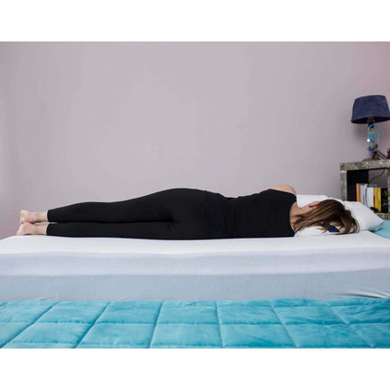 Genius eazzzy pillow 80x80 cm – orthopedic pillow for restful sleep with allergy-friendly cover made of aloe vera + milk fibers | washable &amp; tumble-dryable