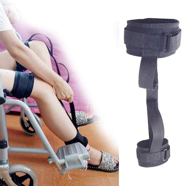 Summerr Leg Strap Thigh Lifter, Adjustable Lifting Foot Straps with Handle, Leg Lifter Support Band with Hand Loop for Elderly and Disabled (Size : 1Pcs)