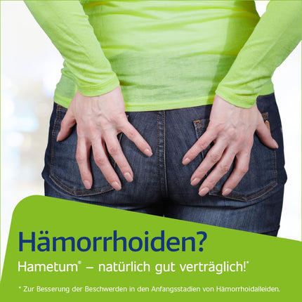Hametum Hemorrhoid Set | 25g ointment | 10 suppositories and moist care wipes | herbal medicine with witch hazel | anti-inflammatory | relieves itching and burning | well-tolerated