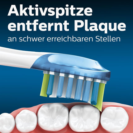 Philips Sonicare Original C3 Premium Plaque Defense Standard sonic toothbrush heads - 4-pack in white (model HX9044/17)