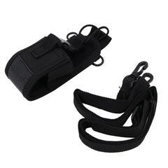 Tiardey MSC-20D Walkie Talkie Two-Way Radio Mount Holster, Portable Walkie Talkie Nylon Belt Bag with Adjustable Shoulder Strap