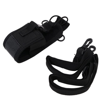Tiardey MSC-20D Walkie Talkie Two-Way Radio Mount Holster, Portable Walkie Talkie Nylon Belt Bag with Adjustable Shoulder Strap