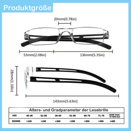 COJWIS 4-pack Frameless Reading Glasses for Men and Women Lightweight and Comfortable Anti Blue Light Reading Aid / TR90 Glasses (4 Color Mix, 2.50, multiplier_x)